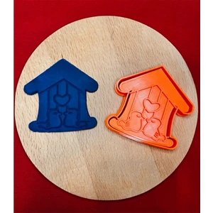 Small Shapes Sevgililer Günü Kuşlu Kurabiye Kalıbı