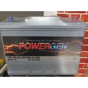 12 V 90 Amper (Ah) Yüksek Düz Powergen Akü