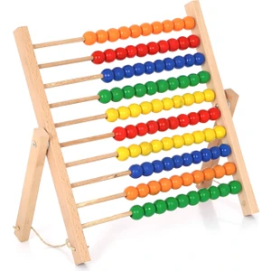 Eğitici Ahşap Oyuncak Ahşap Orta Boy Abaküs