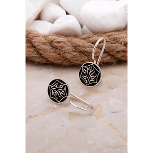 Sümer Telkari Laleli Elişi Gümüş Küpe