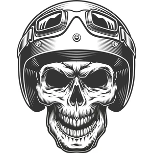 Sticker Master Skull Motor Kask Kurukafa Gözlük Sticker Etiket Çıkartma Pc Laptop Araba Oto Motor Oto Motor Pc Etiket