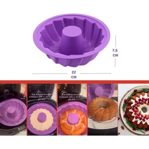 Airfryer Silikon Kek Kalıbı 22 cm - Hava Fritözleriyle Uyumlu – SL14