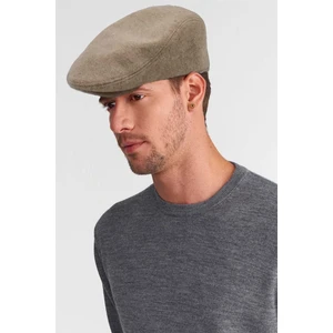 Erkek Yün Flat Cap Kasket Şapka