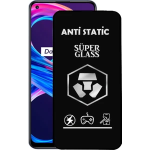 Caseart Realme 8 Pro Tam Kaplayan Anti Statik Dayanıklı Süper Cam Ekran Koruyucu