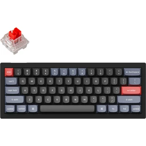V4 Qmk Custom - Keychron K Pro Red Switch -Rgb- Hot Swap - Mechanical Keyboard Full Assembled -Carbon Black