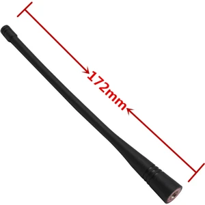 Digital Target Orijinal Tyt Uzun Anten 172MM Sma-M Konektörü Uhf 400-480 Mhz 10W Yüksek Kazanç 2.15DBI Tyt MD-380 Iki Yönlü Telsiz (Longantenna)