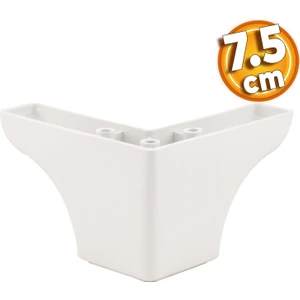 Rose Lüks Mobilya Kanepe Sehpa Tv Ünitesi Koltuk Ayağı 7.5 cm Beyaz Baza Ayakları