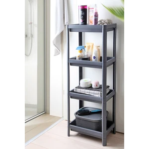 Frapan Home 4 Katlı Plastik Raf Ünitesi Mutfak Rafı Banyo Rafı Banyo Düzenleyici Organizer