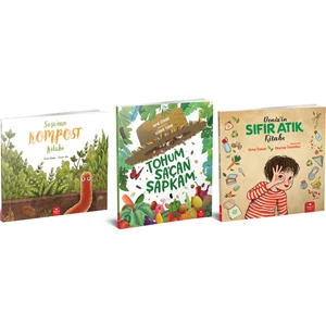 Redhouse Kidz Yayınları Soso'nun Kompost Kitabı - Tohum Saçan Şapkam - Deniz’in Sıfır Atık Kitabı - 3 Kitap Set