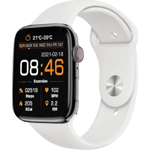 X8 Ultra Silikon Kordon Akıllı Saat - 45MM 2.0 Inç Ios ve Android Uyumlu Arama Yapan Akıllı Saat