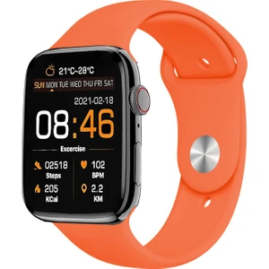X8 Ultra Silikon Kordon Akıllı Saat - 45MM 2.0 Inç Ios ve Android Uyumlu Arama Yapan Akıllı Saat