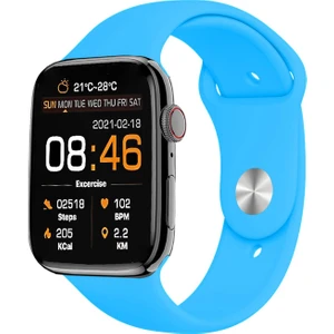 X8 Ultra Silikon Kordon Akıllı Saat - 45MM 2.0 Inç Ios ve Android Uyumlu Arama Yapan Akıllı Saat