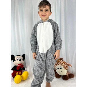 Welsoft Peluş Unisex Fermuarlı Kışlık Tavşan Çocuk Uyku Tulumu