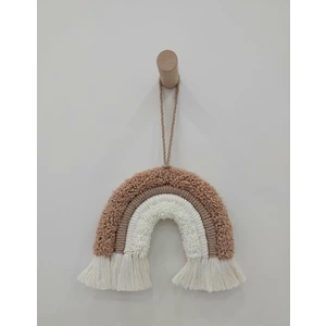 Dekoratif Makrome Gökkuşağı Duvar Süsü