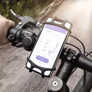 4.7-6.5 Inc Silikon Motosiklet, Bisiklet, Scooter Telefon Tutucu