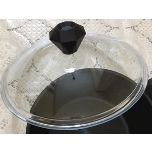 Karaca Diamond Kulp ve 20 cm Pyrex Cam Kapak (DİKKAT TENCERE YOKTUR)