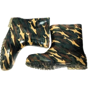 Askeri  Desenli Yumuşak Doku Çizme