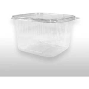 CPC Plastik Ambalaj Sızdırmaz Kap Kendinden Kapaklı 50'li 375 cc - 375 gr PET ( Polietilen Tereftalat)