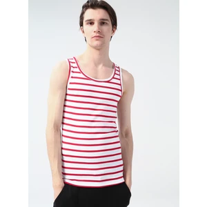 The Don Beyaz - Kırmızı Erkek Iç Giyim Atlet 100TDNATL007036