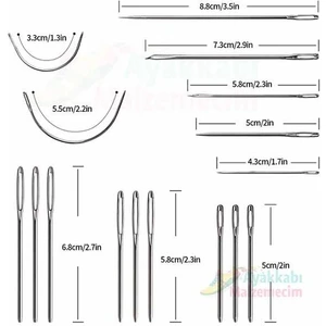 Dikiş Iğne Takımı 7 Parça Set Deri El Aletleri 7 Pin Model