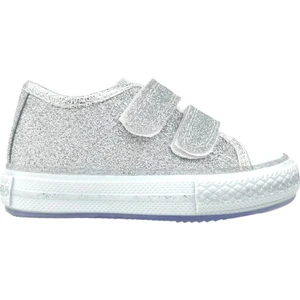 Kız Çocuk Işıklı Keten Ayakkabı Lame Sim