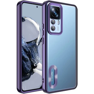 Xiaomi Mi 12T Pro Kılıf Kamera Korumalı Logo Gösteren Şeffaf Kapak