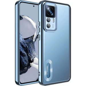 Xiaomi Mi 12T Pro Kılıf Kamera Korumalı Logo Gösteren Şeffaf Kapak