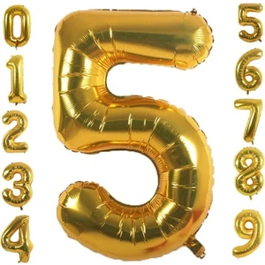 Rakam Gold Folyo Balon 34" Inc 76 cm