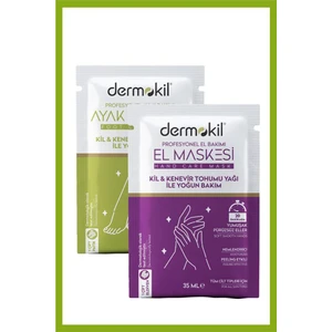 Kil ve Kenevir Yağlı Peeling Etkili Ayak Maskesi 35 ml + El Maskesi 35 ml 2 ' Li Set