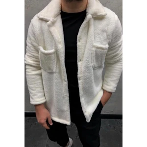 Welsoft Beyaz Peluş Ceke