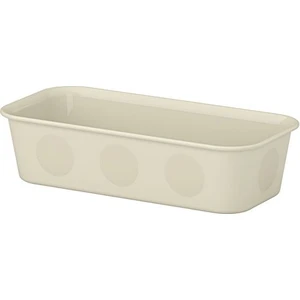 IKEA Nojıg Bej 10x20x5 Cm Kutu Organızer Düzenleyici Masaüstü Çekmece Içi Saklama Kutusu 1 ADET