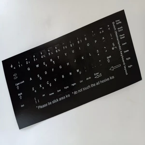 Hollanda Dili Klavye Etiketi Sticker Çıkartma Harf