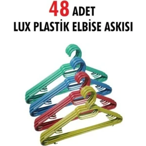 Olgun Home 48 Adet Plastik Elbise Askısı Lüx