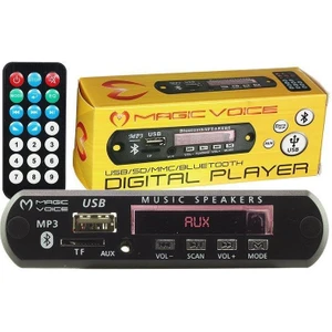 USB-122 Usb-Sd-Mmc-Bluetooth Aux Çevirici Kumandalı