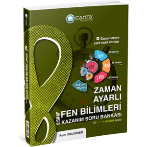 Çanta Yayınları 8. Sınıf LGS Fen Bilimleri Zaman Ayarlı Kazanım Soru Bankası - Yeni