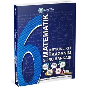 Çanta Yayınları 6. Sınıf Matematik Etkinlikli Kazanım Soru Bankası