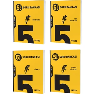 Hız Yayınları 5. Sınıf 4'lü Soru Bankası Seti 5 Soru Bankası