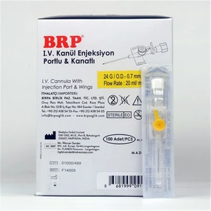 I.v Intraket Sarı 100'LÜ 1 Kutu