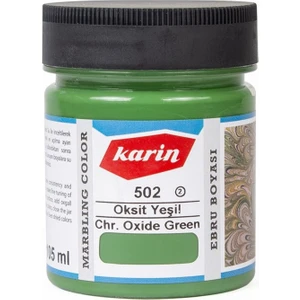 Ebru Boyası  105 ml  502 Oksit Yeşil