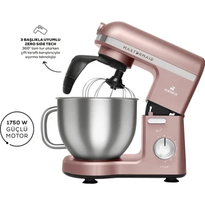 Karaca Mastermaid Chef Pro Çift Kollu Stand Mikser Rosegold 1750 W