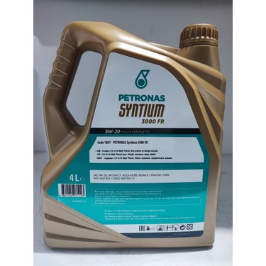 Petronas Syntınum 3000 Fr 5W-30 4 Litre Motor Yağı ( Üretim Fiyatı