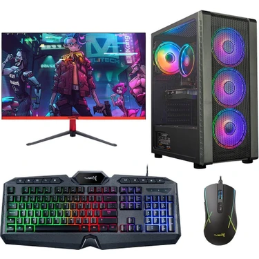 Turbox Tx600 Intel Core i5 2400 8GB Ram 480GB SSD 4GB EK. 27" Monitör Masaüstü Oyun Pc