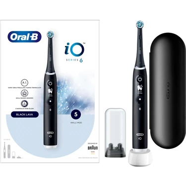 Oral-B iO Series 6s ブラックラヴァ 本体 Oral-B iO 6 Şarjlı Diş Fırçası - Siyah Fiyatı - Taksit Seçenekleri
