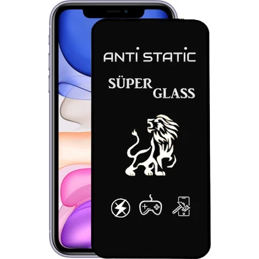 Case World Apple iPhone 11 Tam Kaplayan Anti Statik Dayanıklı Süper Cam Ekran