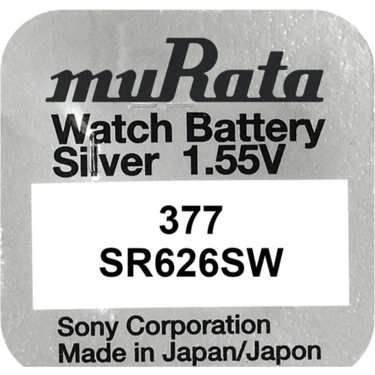 Murata SR626SW 377 1 Adet Orjinal Japon Kol Saati