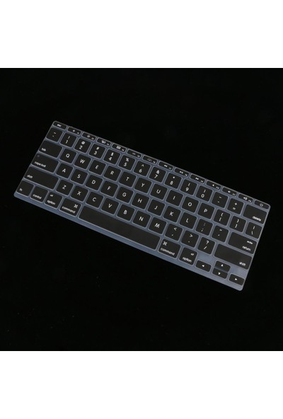 Bestnify Silikon Klavye Kapağı 1.6 '' Dizüstü Bilgisayar Kauçuk Siyah (Yurt Dışından)