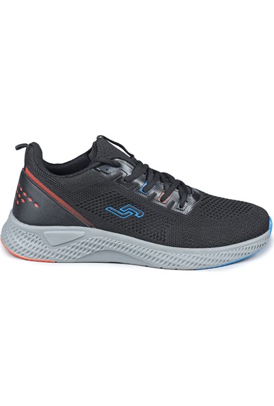 JUMP 26623 Siyah - Mavi Erkek Günlük Rahat Yürüyüş Koşu Sneaker Spor Ayakkabı