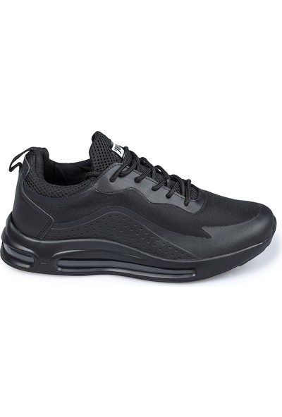 JUMP 26275 Siyah Kadın Günlük Rahat Kalın Taban Yürüyüş Sneaker Spor Ayakkabı