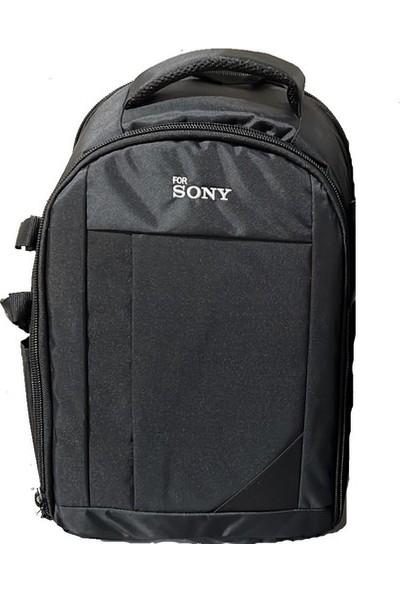 Pdx Sony Baskılı Dslr Çanta Laptop Bölmeli