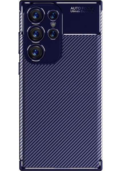 Samsung Galaxy S23 Ultra Kılıf Negro Karbon Desen Silikon